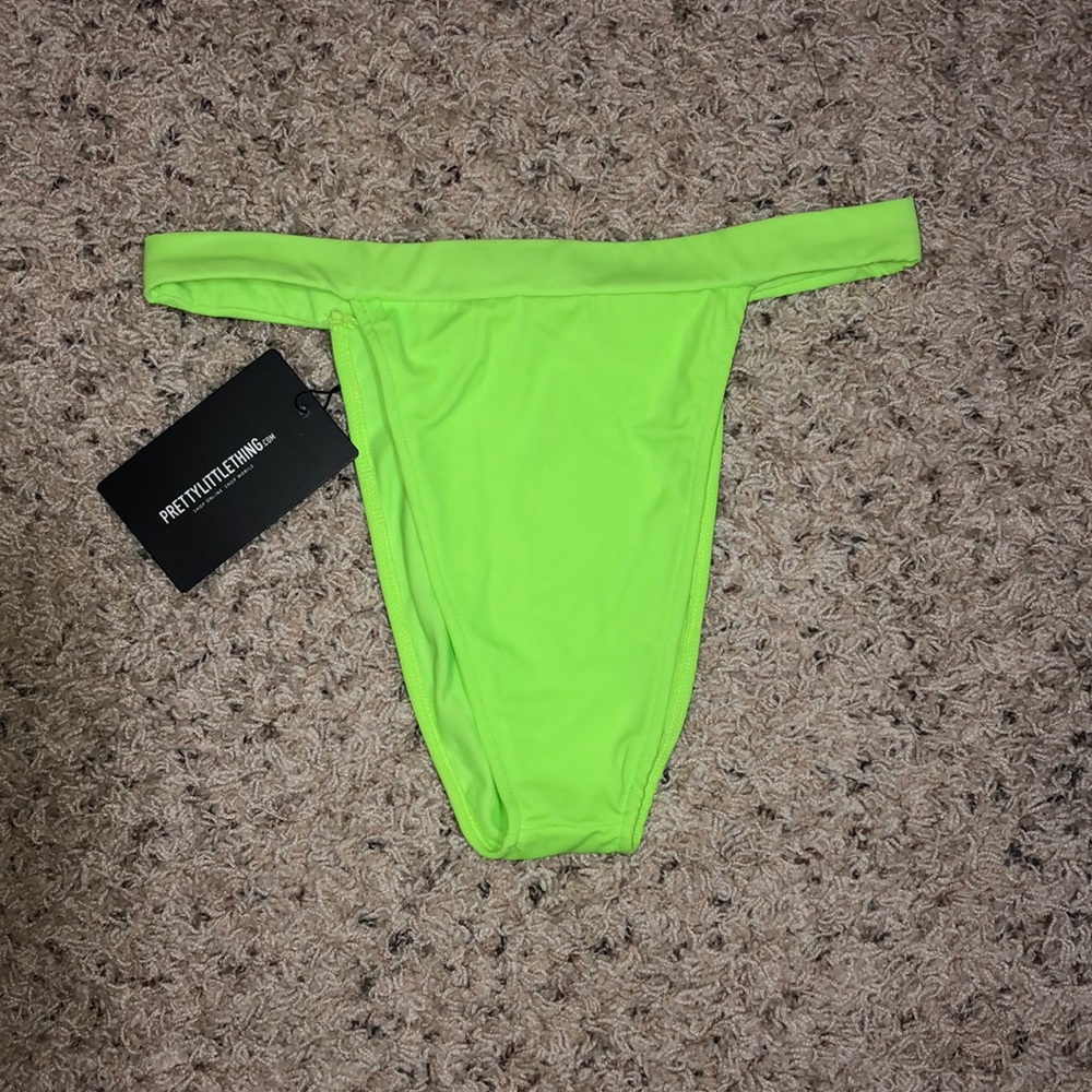 High waisted swim bottoms